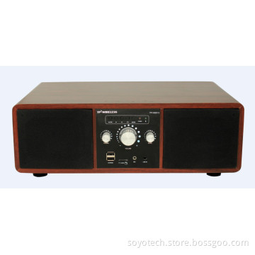 All-in-One 2.1 CH Bluetooth Speaker (Support FM Radio, SD Card, TF Card, USB Charging)
